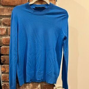 Proenza Schouler merino wool blue sweater size medium womens